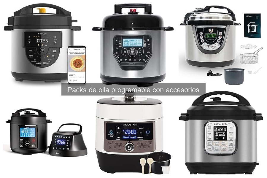 Cómo usar un pack de olla programable con accesorios