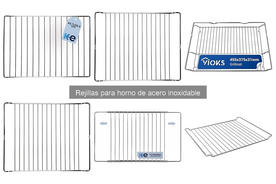Cómo usar una rejilla de horno de acero inoxidable correctamente