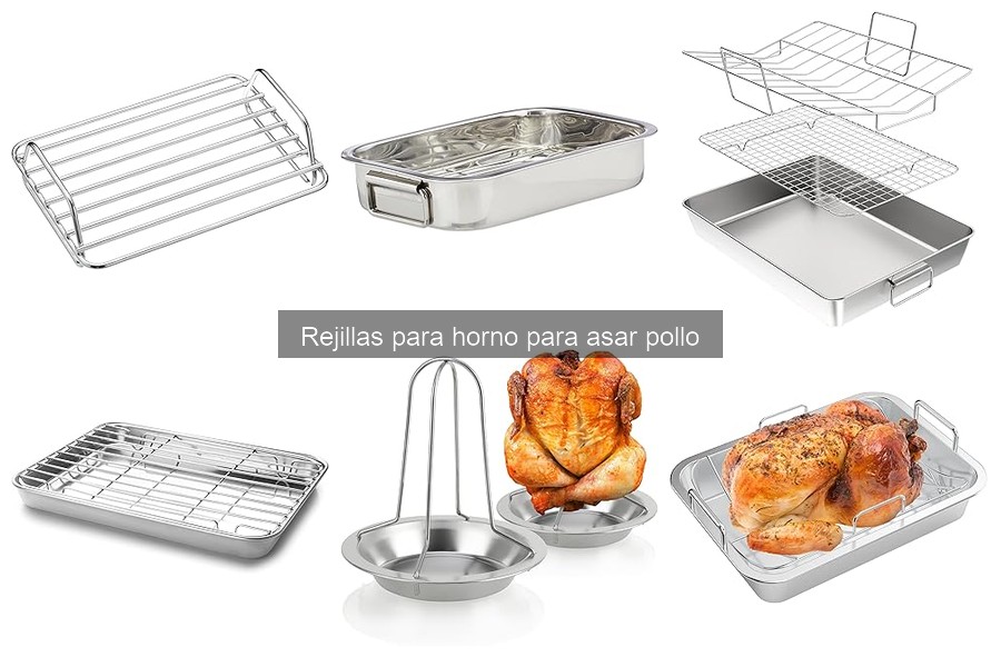 Cómo usar una rejilla para horno al asar pollo