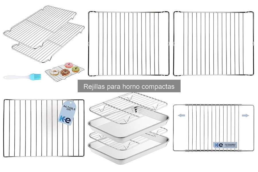 Cómo usar una rejilla para horno compacta eficientemente