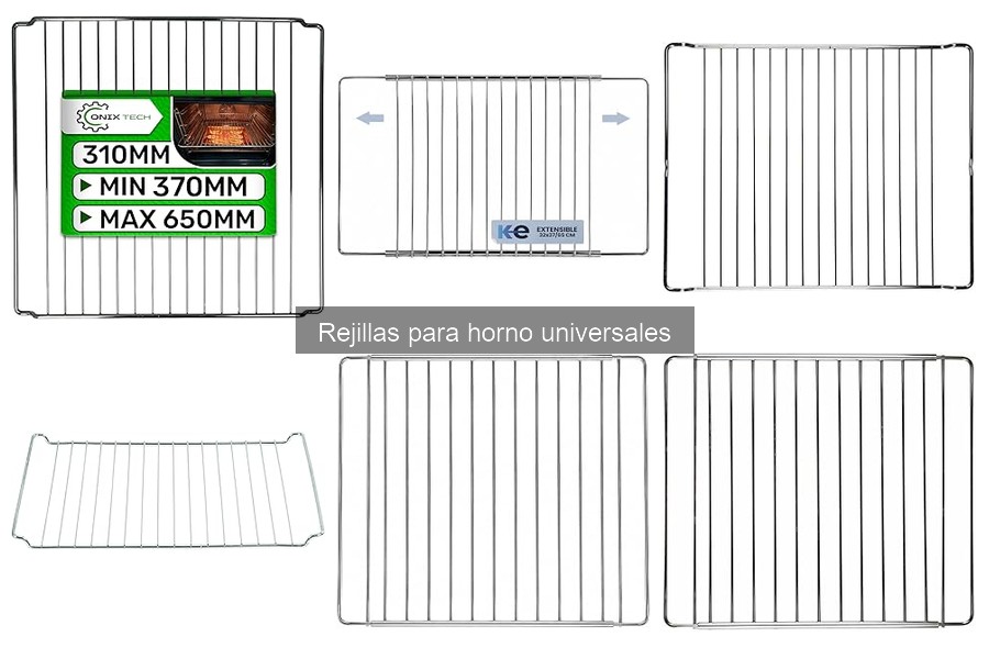 Cómo usar una rejilla para horno universal de manera efectiva