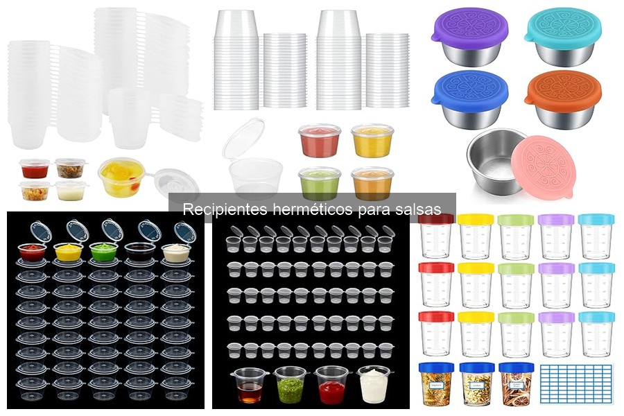 Cómo utilizar recipientes herméticos para salsas correctamente