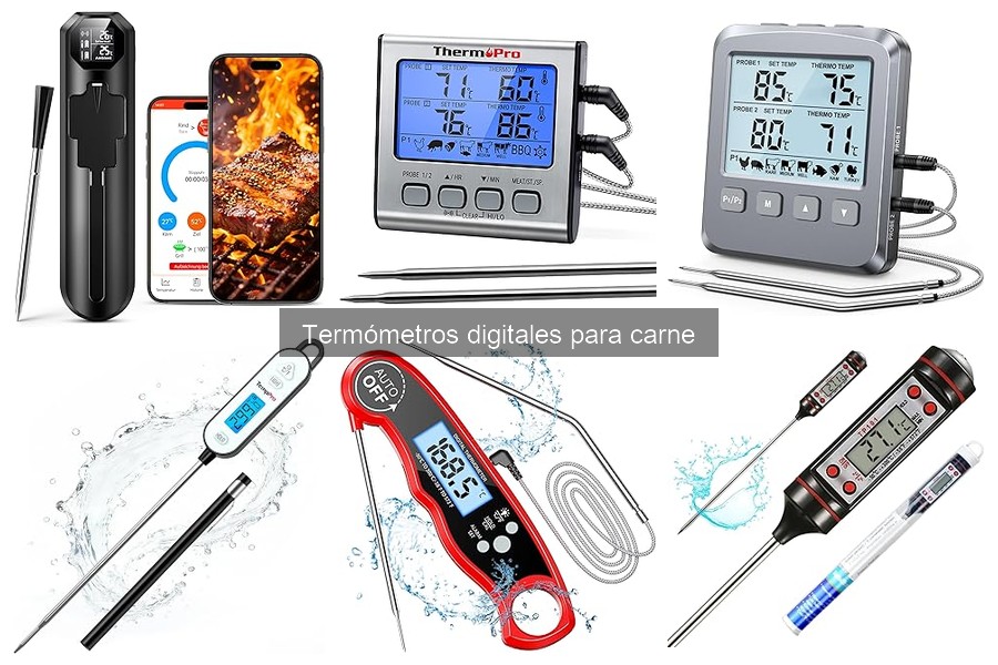 Cómo utilizar un termómetro digital para carne correctamente