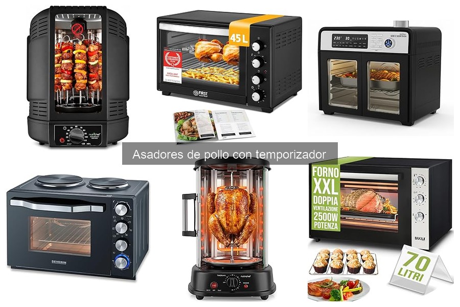 Comparativa: Asador de Pollo con Temporizador vs Freidora de Aire