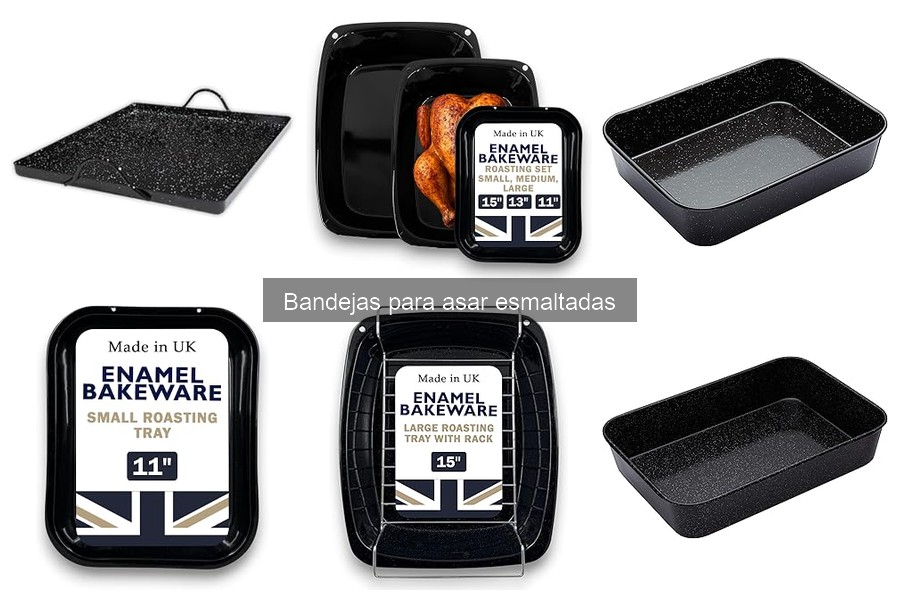 Comparativa: Bandejas esmaltadas vs. acero inoxidable para asar