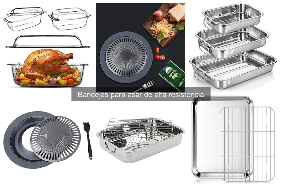 Comparativa: Bandejas para asar de alta resistencia vs convencionales