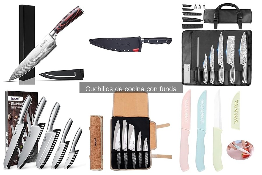 Comparativa: Cuchillos de cocina con y sin funda