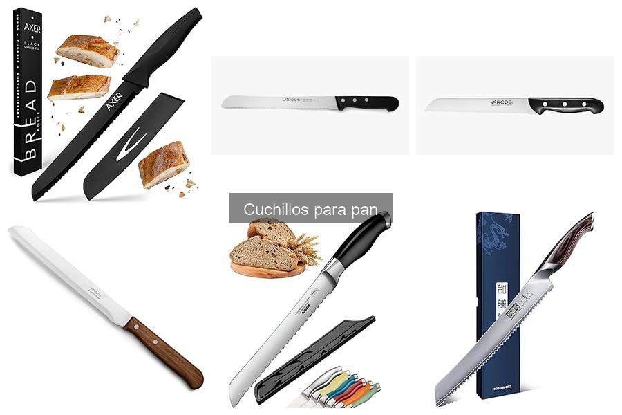 Comparativa: Cuchillos para Pan de Acero Inoxidable y Cerámica