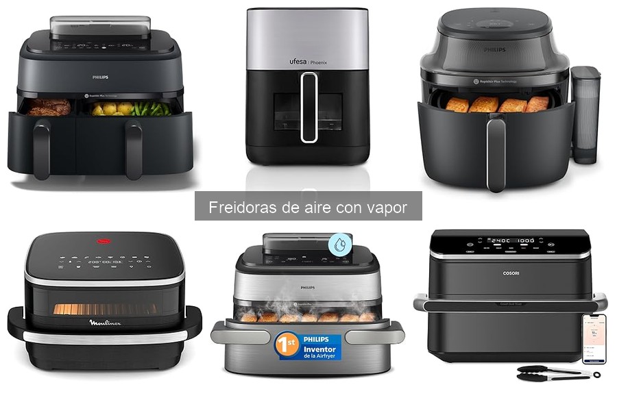 Comparativa de Freidoras de Aire con Vapor: Mejores Marcas 2023