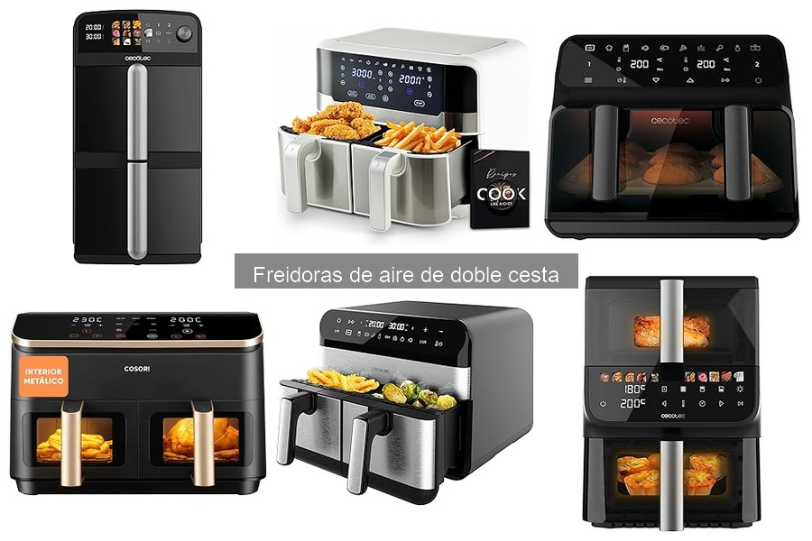 Comparativa de las Mejores Freidoras de Aire de Doble Cesta