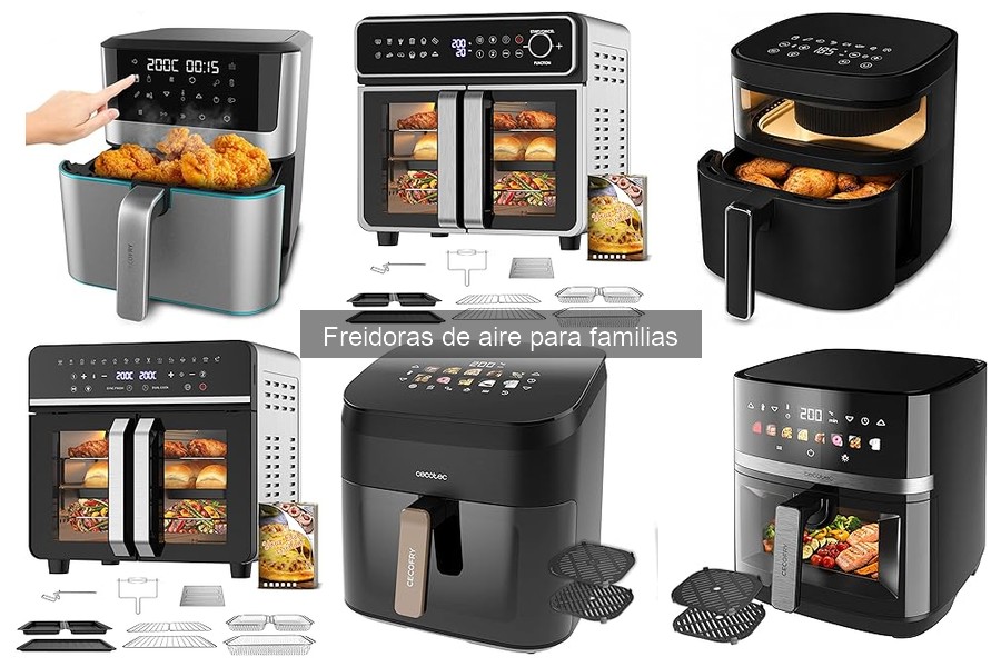 Comparativa de las Mejores Freidoras de Aire para Familias