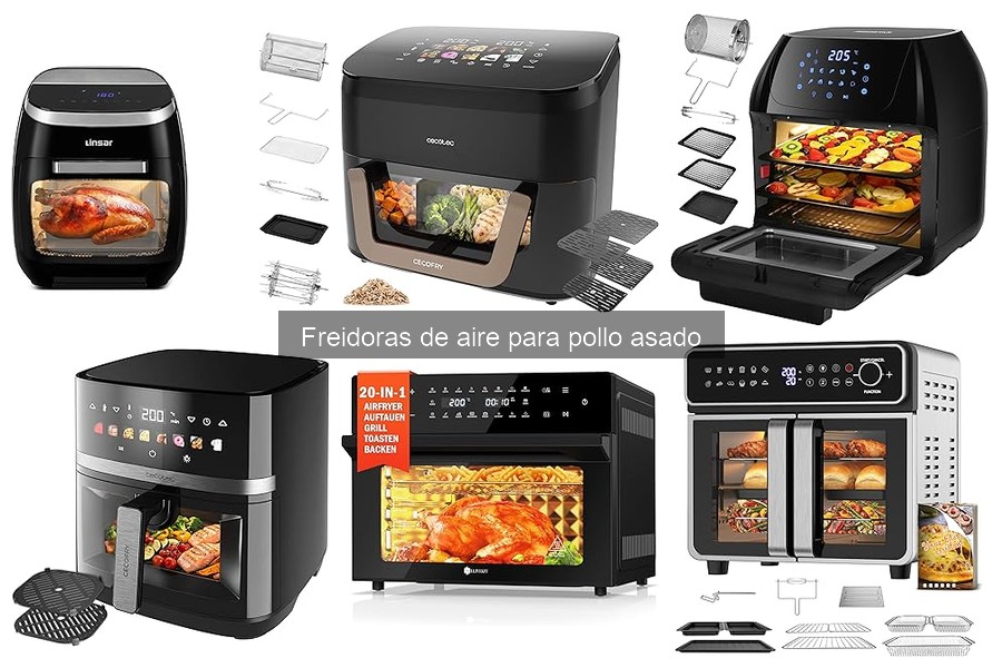 Comparativa de las Mejores Freidoras de Aire para Pollo Asado