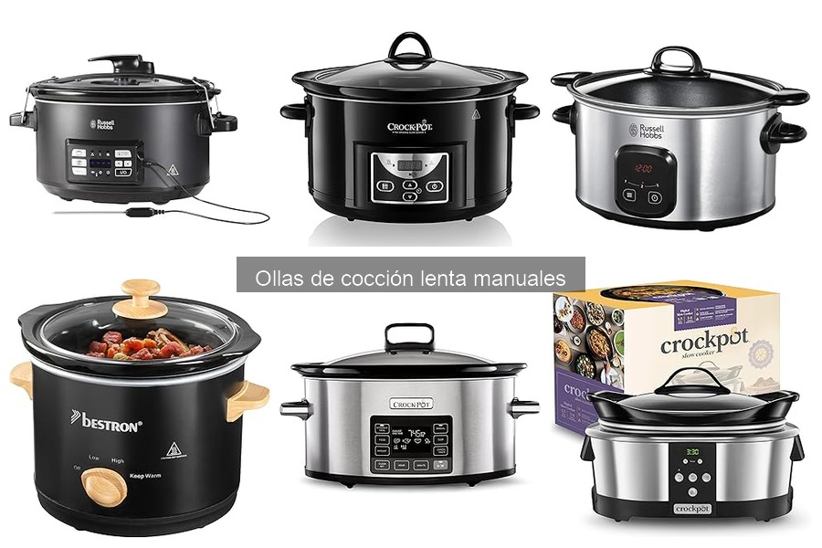 Comparativa de las Mejores Ollas de Cocción Lenta Manuales