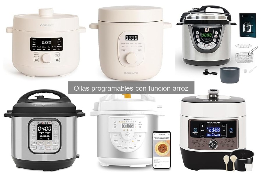 Comparativa de las Mejores Ollas Programables con Función Arroz