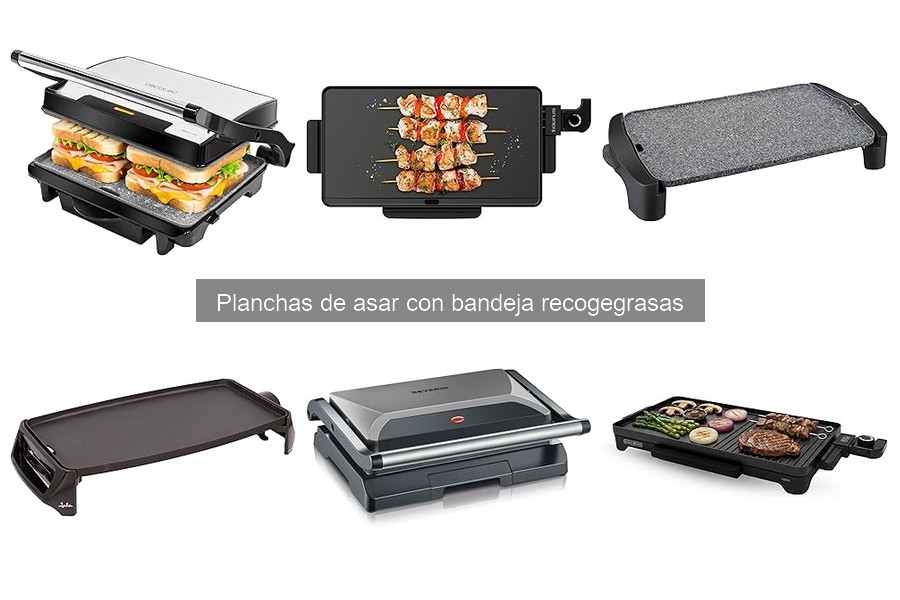 Comparativa de las Mejores Planchas de Asar con Bandeja Recogegrasas
