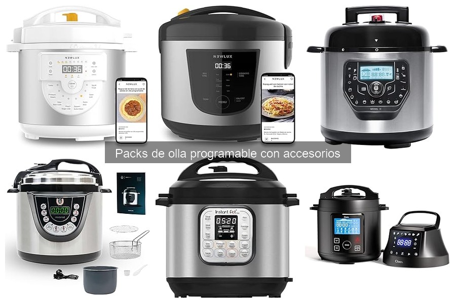Comparativa de los Mejores Packs de Olla Programable con Accesorios