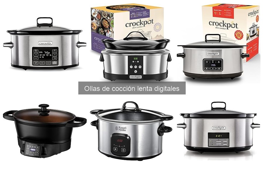 Comparativa de Ollas de Cocción Lenta Digitales: Mejor Opción