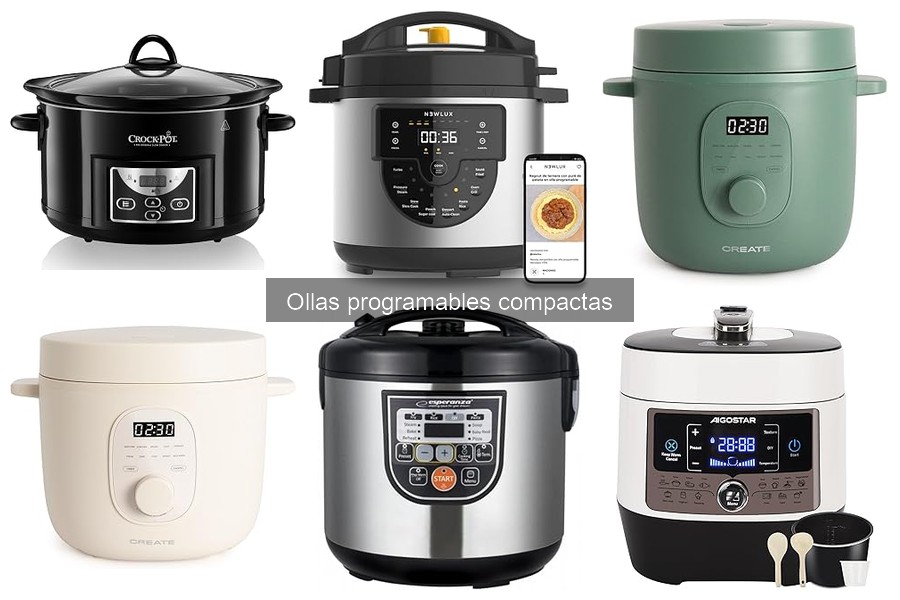 Comparativa de Ollas Programables Compactas: Mejores Marcas