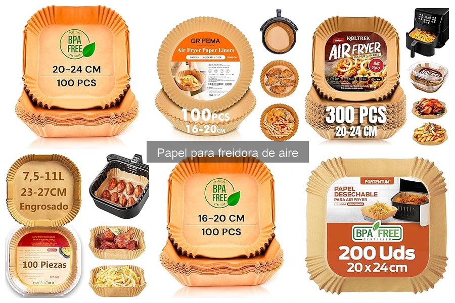 Comparativa de Papel para Freidora de Aire vs Otros Métodos