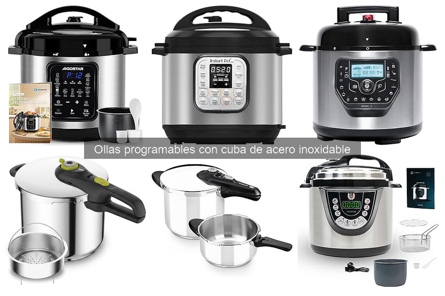 Comparativa de precios de ollas programables de acero inoxidable