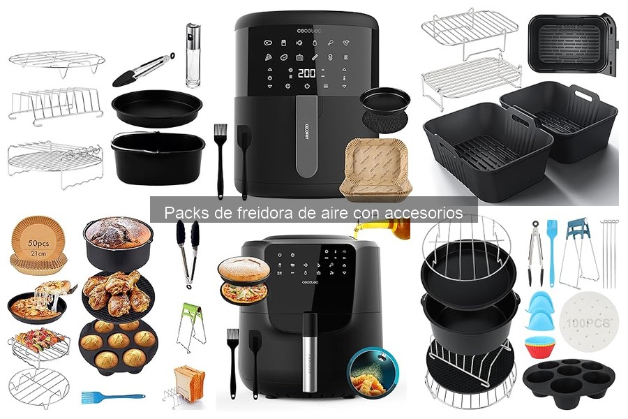 Comparativa de Precios de Packs de Freidora de Aire con Accesorios