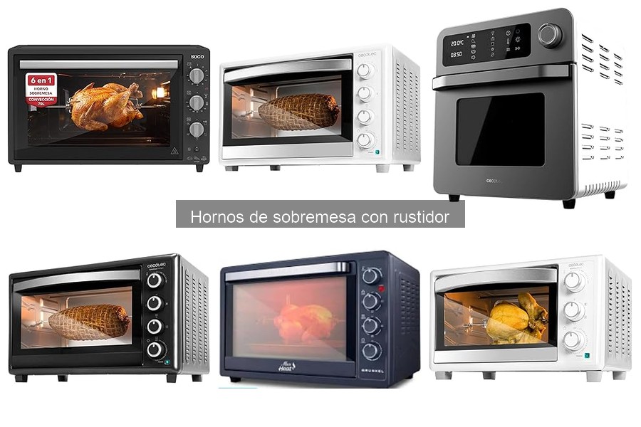 Comparativa de precios hornos de sobremesa con rustidor