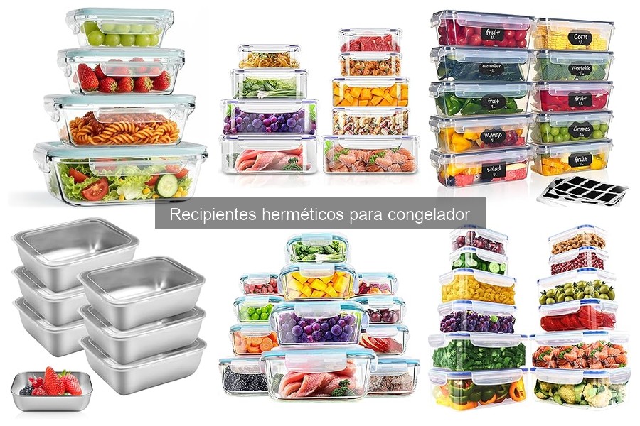 Comparativa de Recipientes Herméticos para Congelador