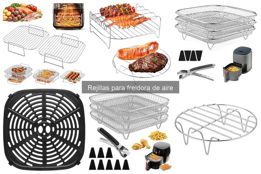 Comparativa de Rejillas para Freidora de Aire: Metal vs. Silicona