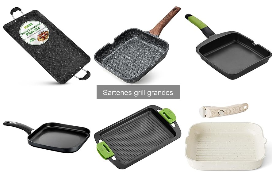 Comparativa de sartenes grill grandes: marcas y precios