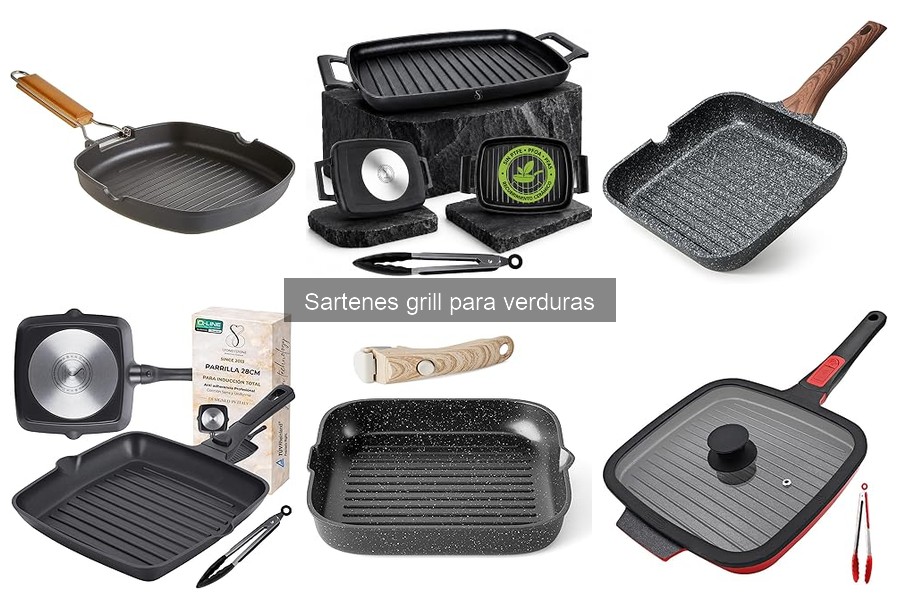 Comparativa de Sartenes Grill para Verduras: Mejores Marcas