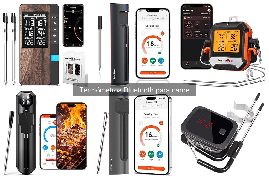 Comparativa de Termómetros Bluetooth y Tradicionales para Carne