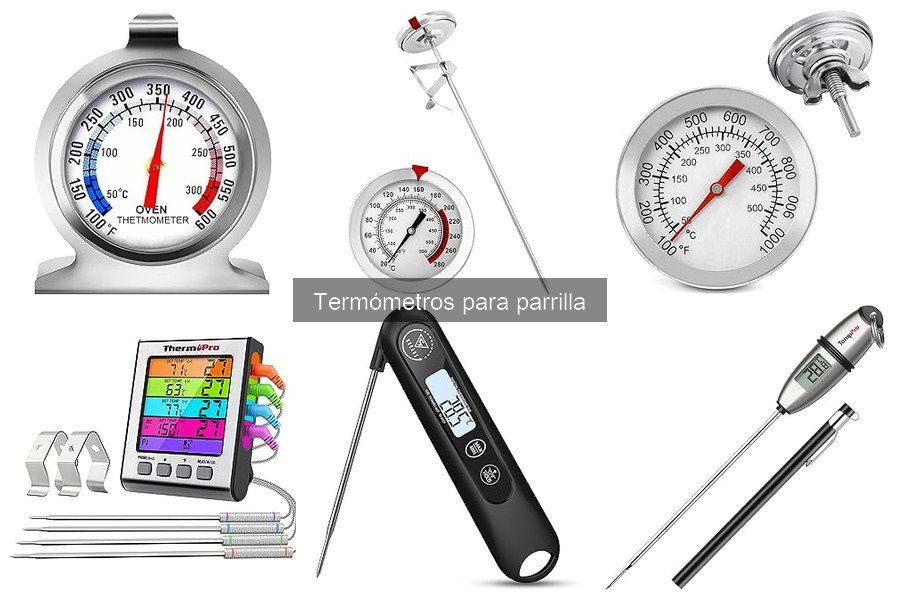 Comparativa de termómetros para parrilla: digital vs. analógico