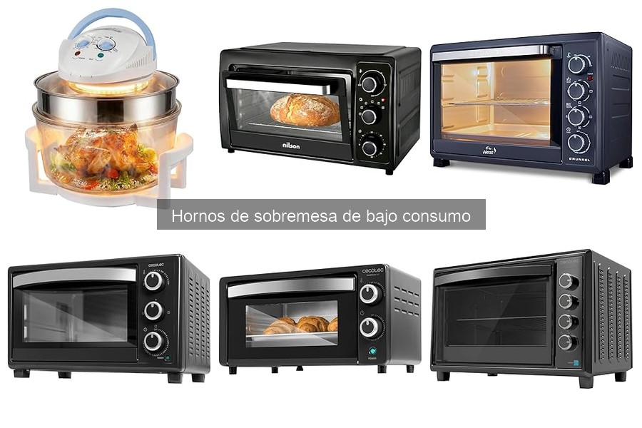 Comparativa: Hornos de sobremesa de bajo consumo vs. convencionales