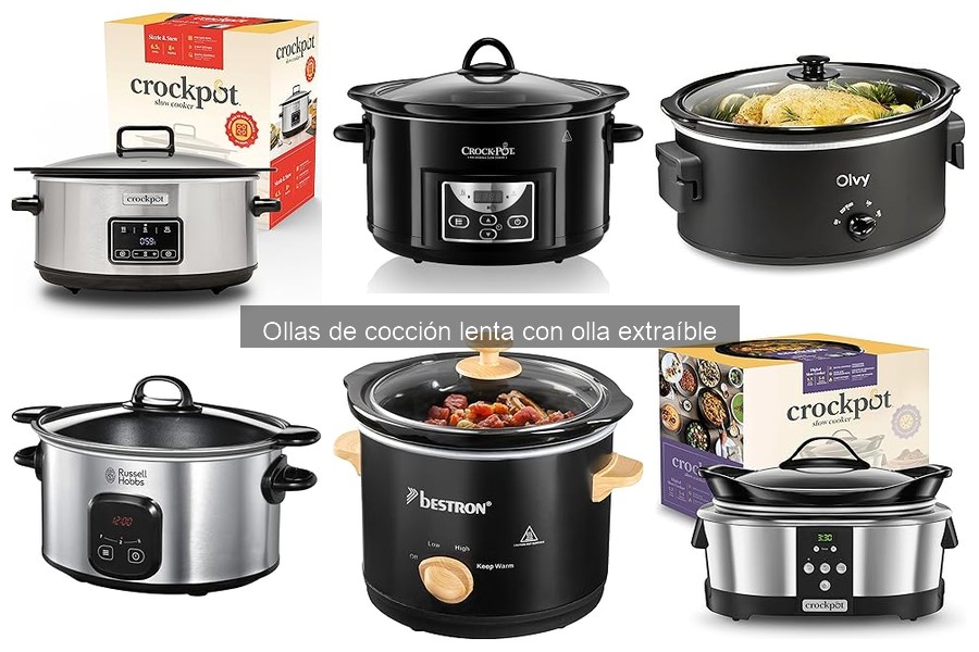 Comparativa: Ollas de cocción lenta extraíbles vs. tradicionales