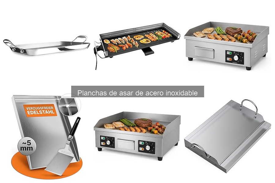 Comparativa: Planchas de Acero Inoxidable vs. Hierro Fundido