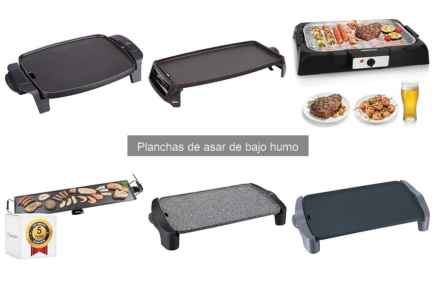 Comparativa: Planchas de Asar de Bajo Humo vs Asadores Convencionales