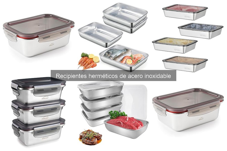 Comparativa: Recipientes Herméticos de Acero Inoxidable vs. Plásticos