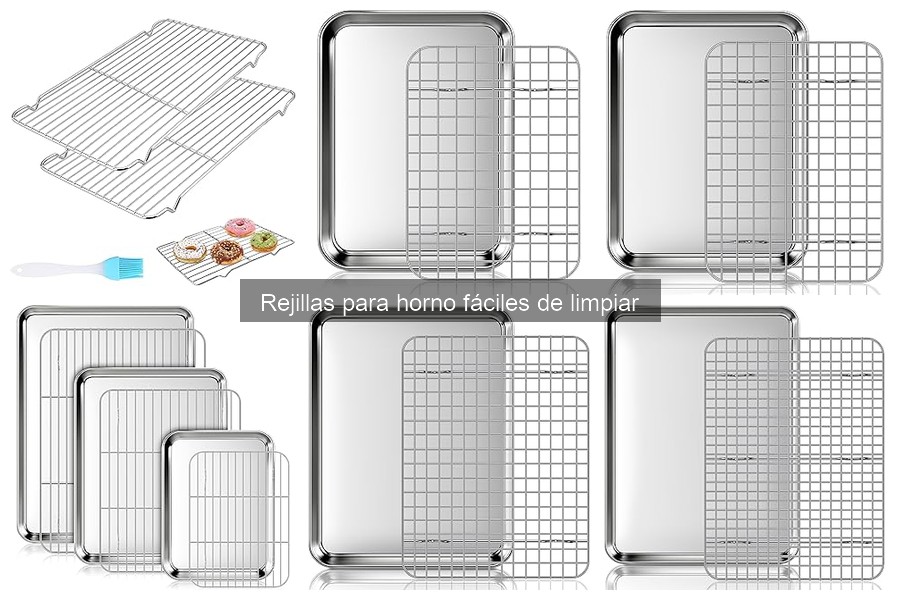 Comparativa: Rejillas de horno fáciles de limpiar vs estándar