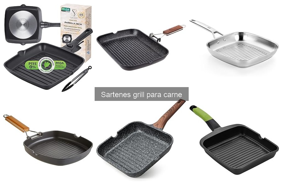 Comparativa: Sartenes Grill Acero Inoxidable vs Cerámica