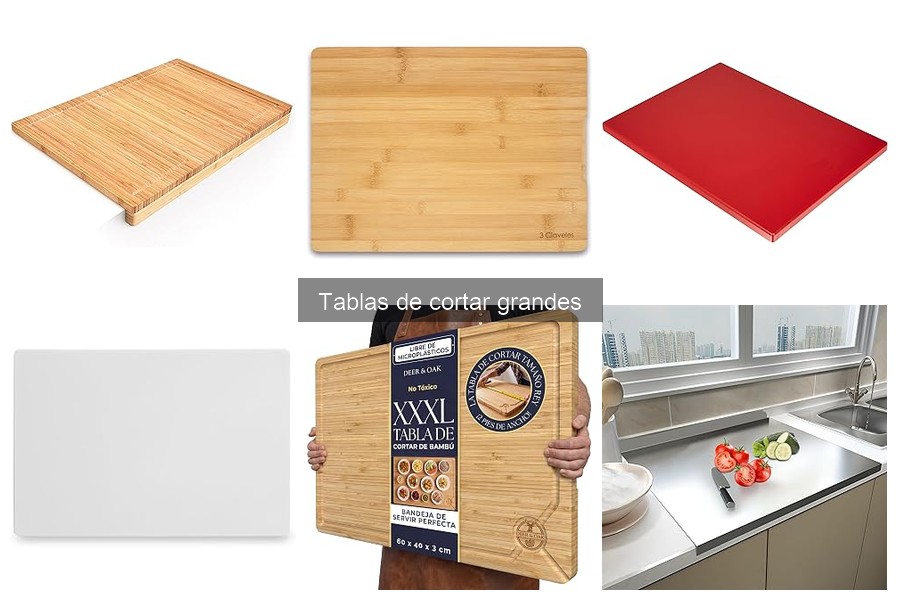 Comparativa: Tablas de Cortar Grandes para Uso Profesional y Doméstico