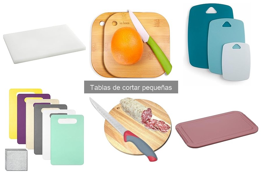 Comparativa: Tablas de cortar pequeñas de madera vs. plástico