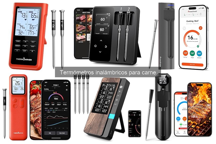 Comparativa: Termómetros Inalámbricos vs. de Cable para Carne