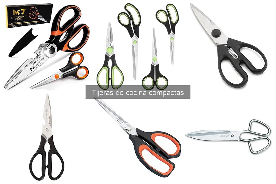 Comparativa: Tijeras de cocina compactas vs. cuchillos