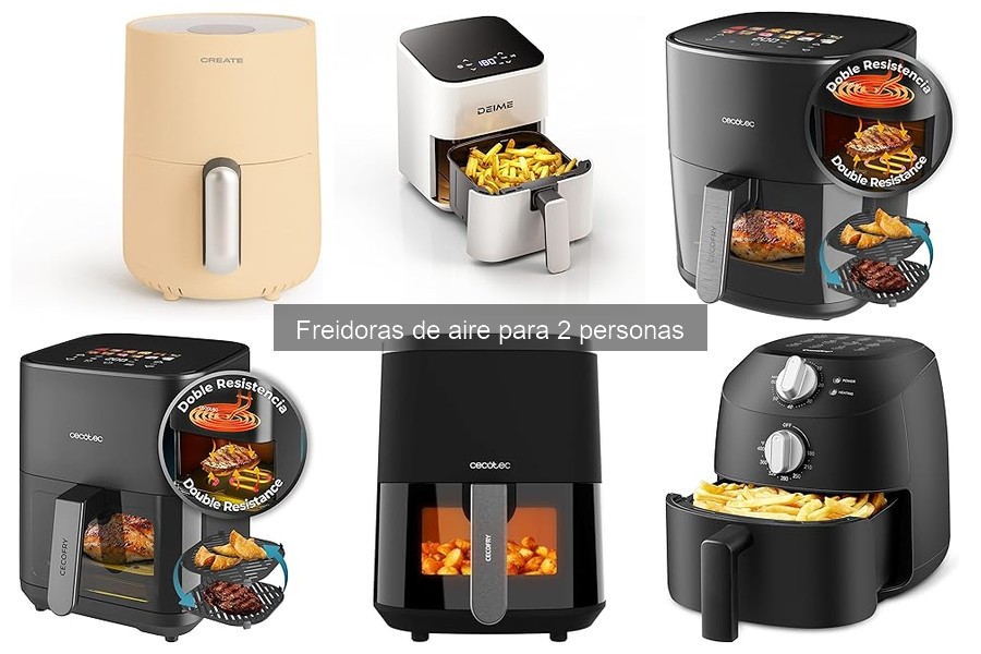 Compra la Mejor Freidora de Aire para 2 Personas
