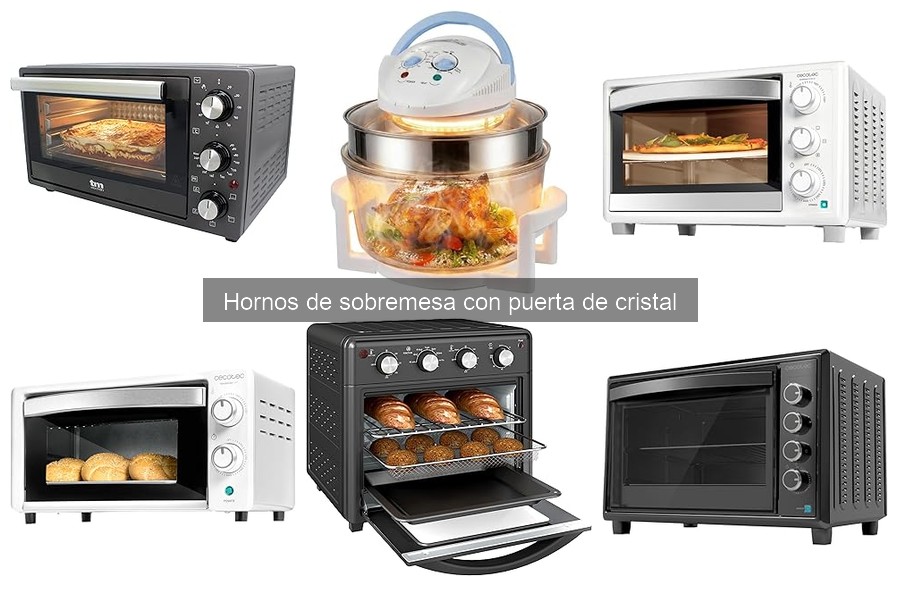 Consejos para limpiar hornos de sobremesa con puerta de cristal