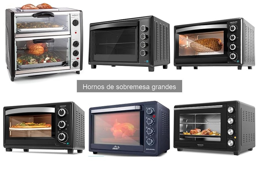 Consejos para usar un horno de sobremesa grande correctamente