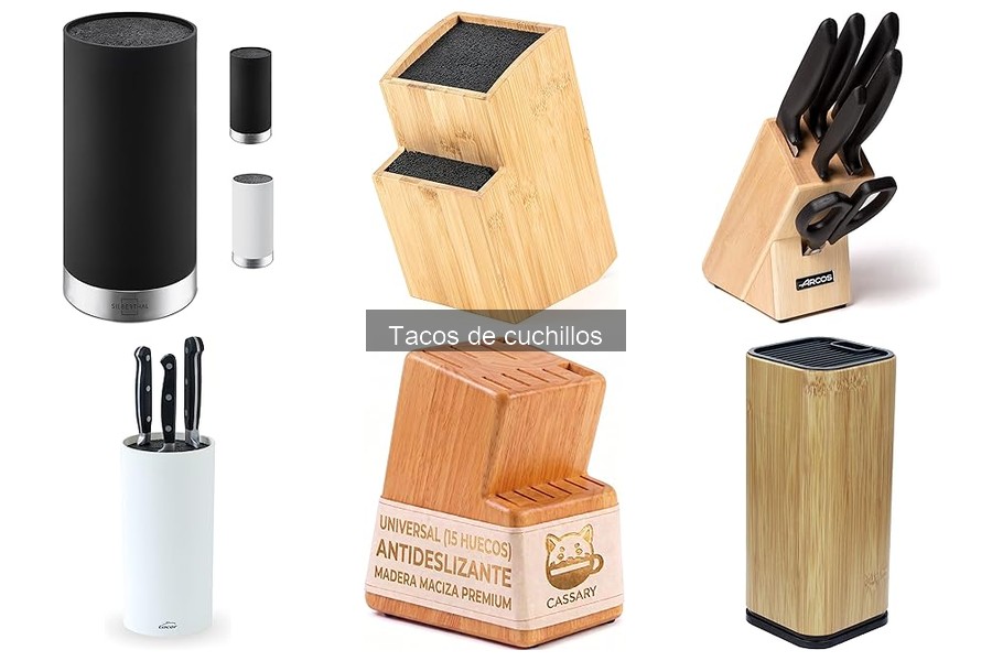 ¿Cuánto cuesta un taco de cuchillos? Precios y opciones