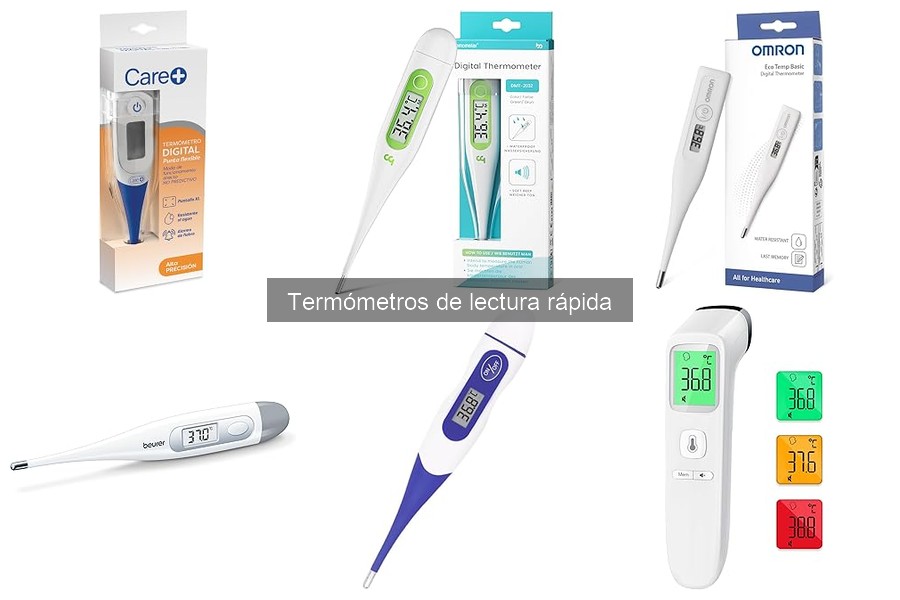¿Cuánto cuesta un termómetro de lectura rápida? Precios y características