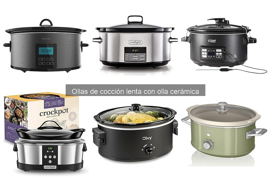 ¿Cuánto cuesta una olla de cocción lenta con olla cerámica?