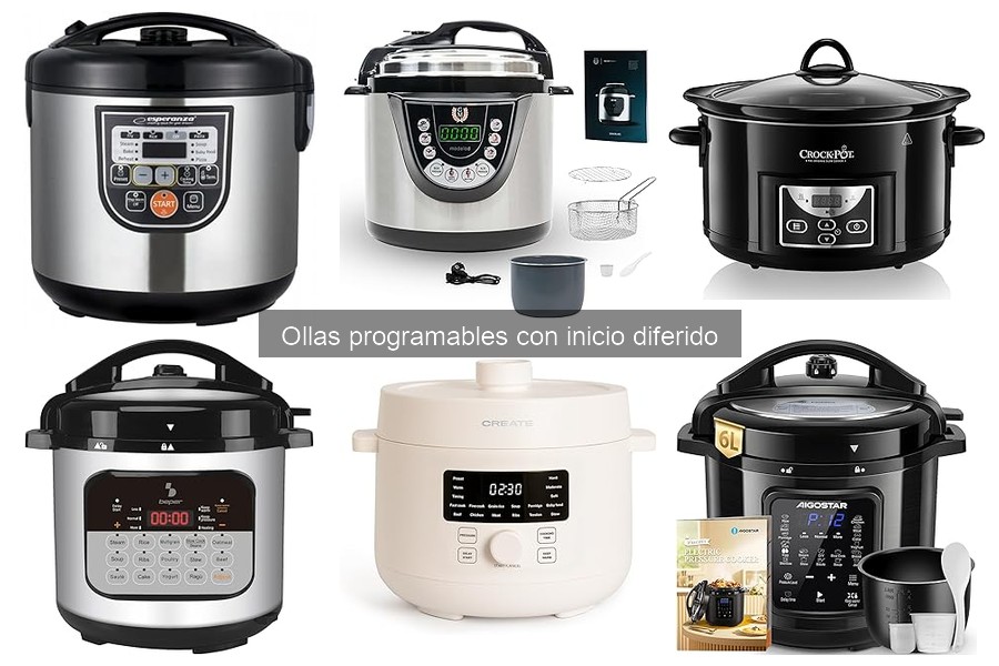 ¿Cuánto cuesta una olla programable con inicio diferido?